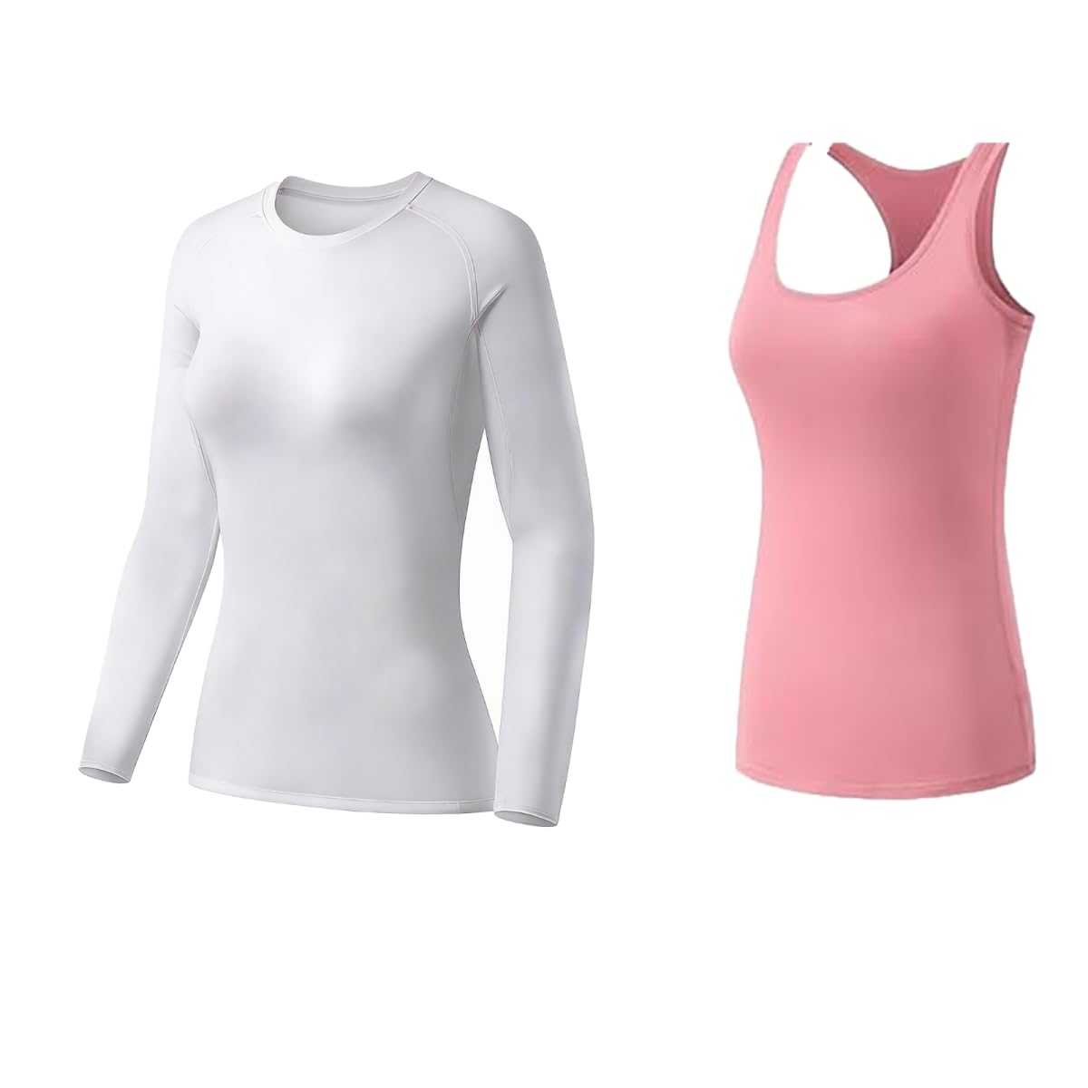 Women's Compression Workout Top Set