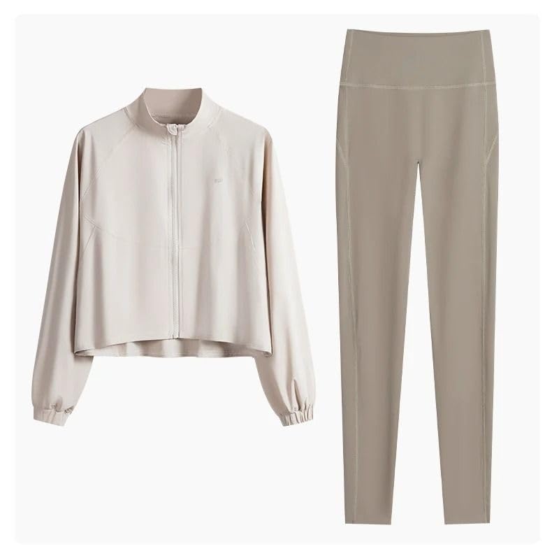 Women's Zip Jacket Yoga Set
