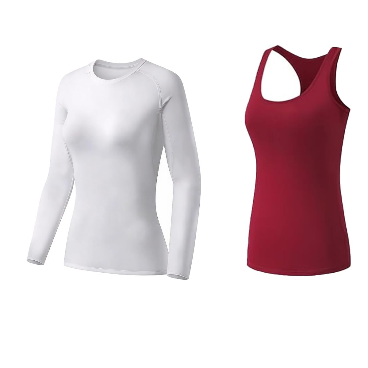 Women's Compression Workout Top Set