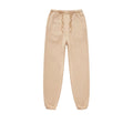 Men's Retro Fleece Sweatpants Elastic Waist Loose Fit Casual Solid Joggers Pants