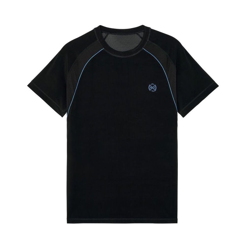 Black Crew Neck Sports Lab T-Shirt 403046-0004 by HOM