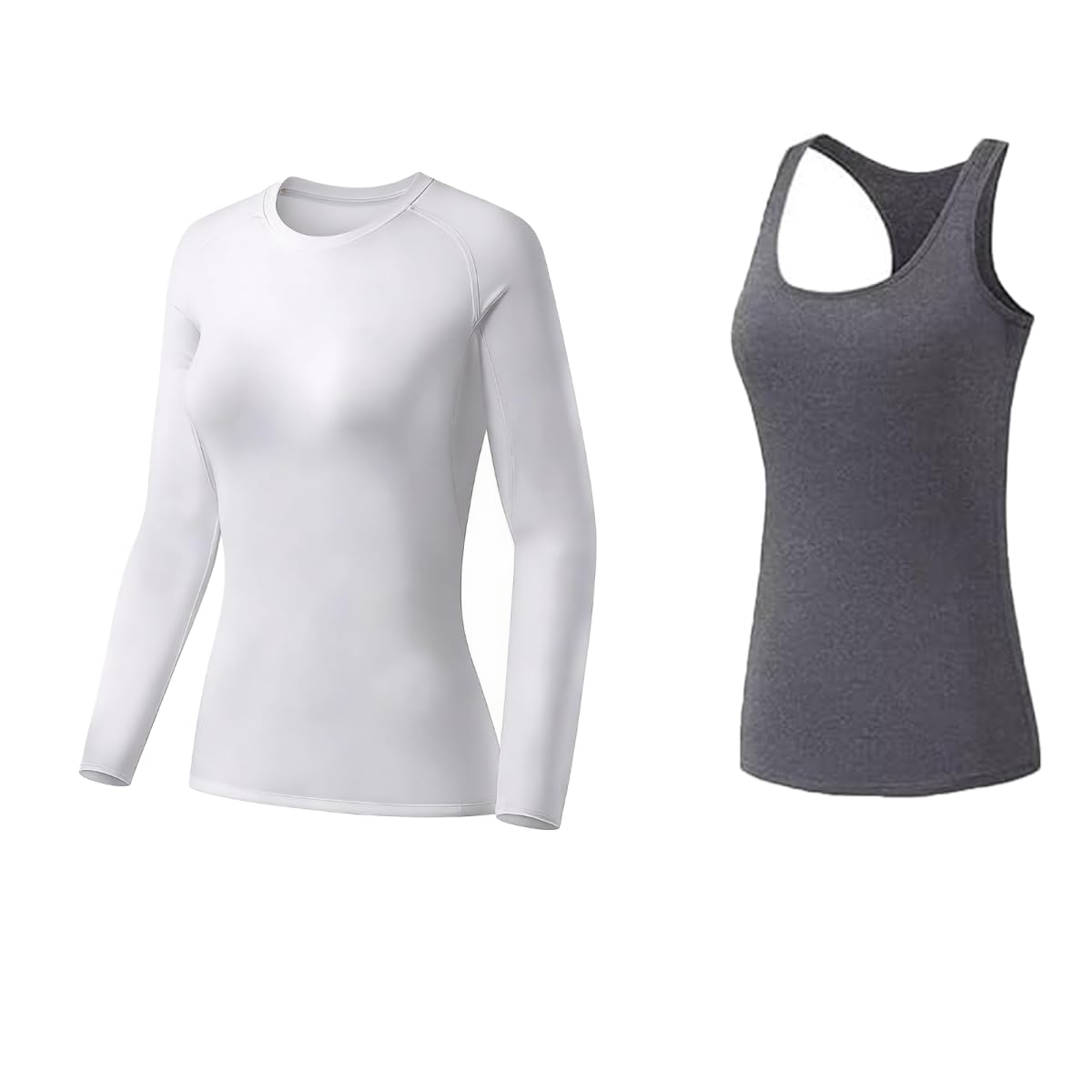 Women's Compression Workout Top Set