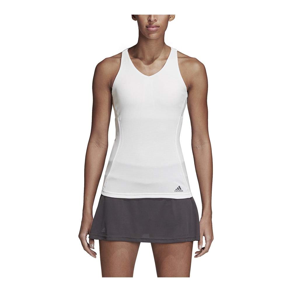 adidas Women`s Climachill Tennis Tank White-(191027085085)