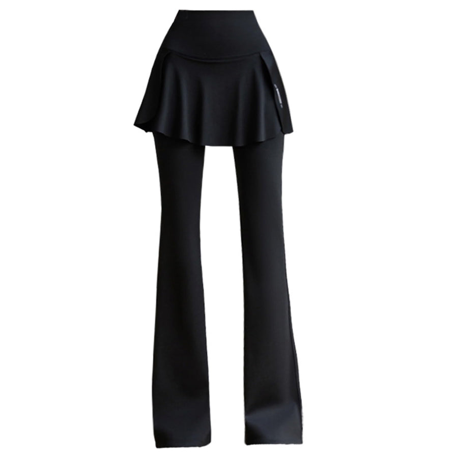 High Waist Flared Yoga Leggings with Pockets