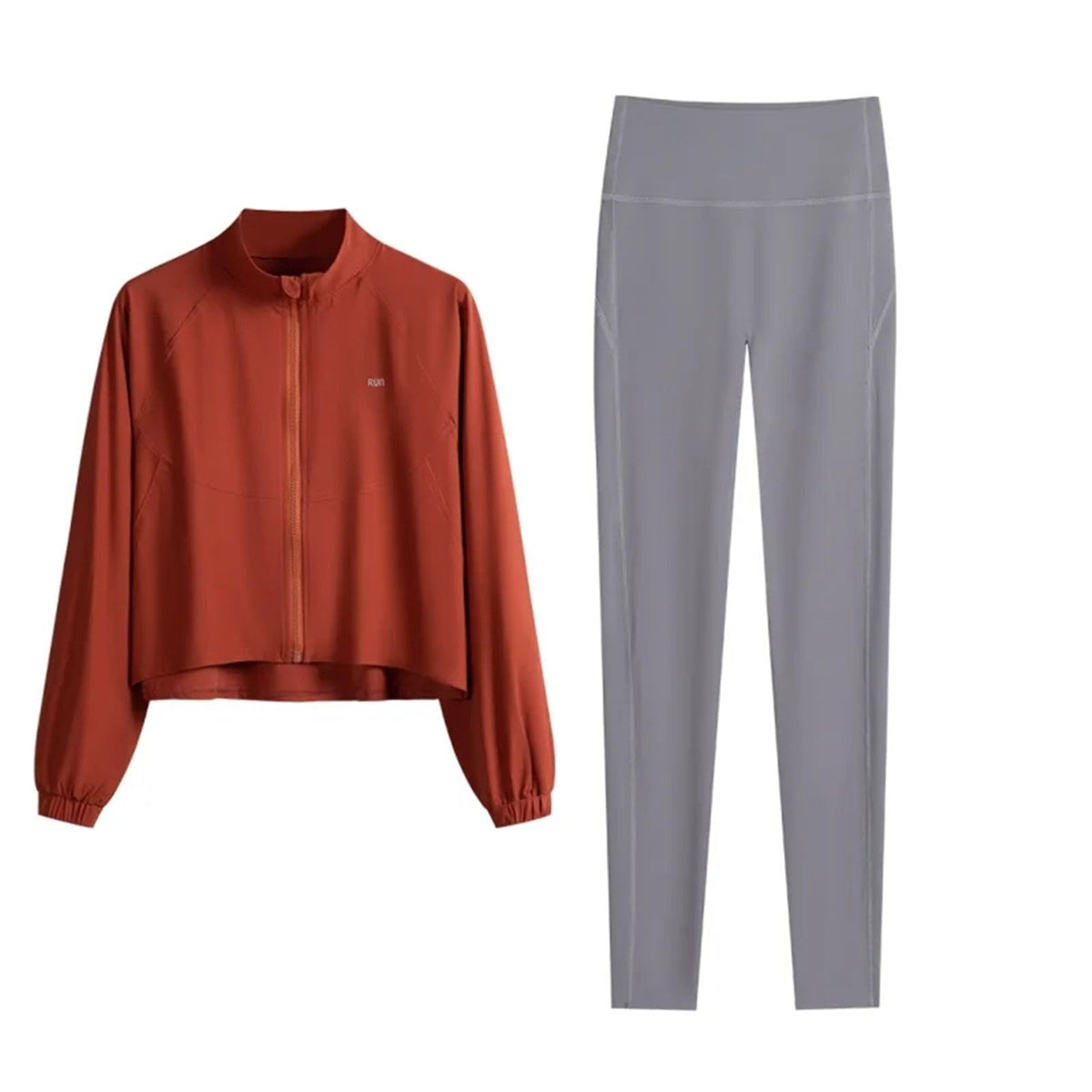 Women's Zip Jacket Yoga Set