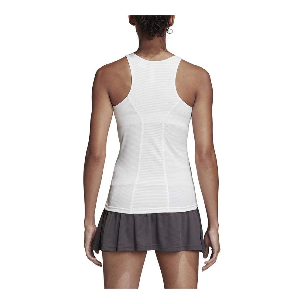 adidas Women`s Climachill Tennis Tank White-(191027085085)