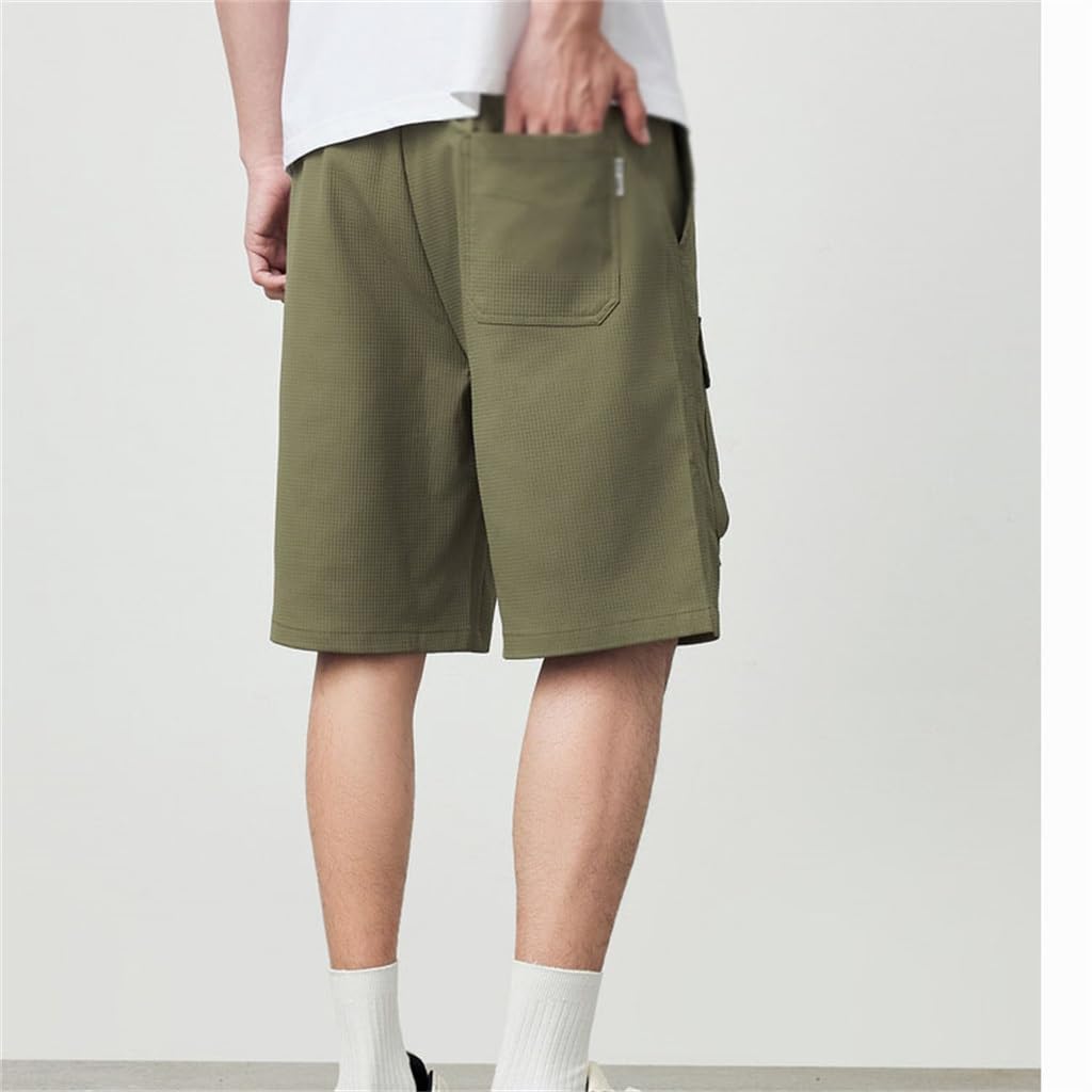 Men's Elastic Waist Casual Shorts