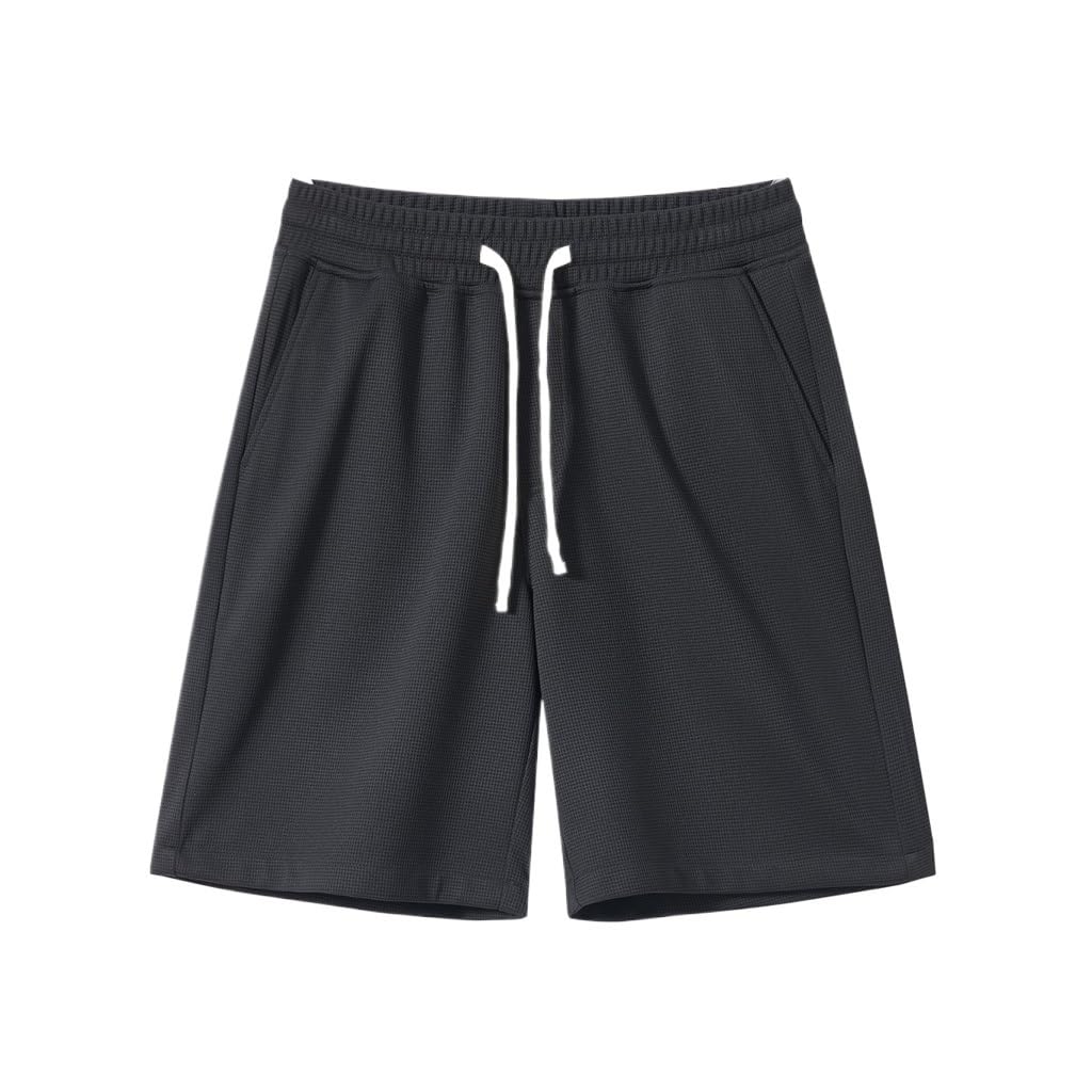 NSUQOA JSEIAJB Muscle Five Pants Men's Elastic Waist Shorts