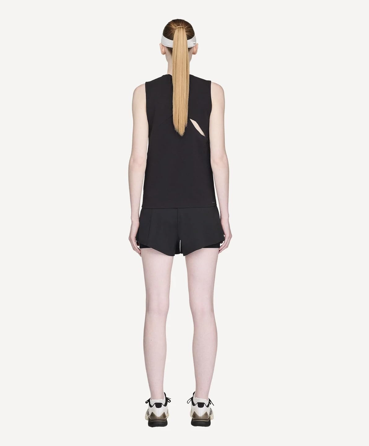adidas Y-3 Women's Tennis PRO Match Slim FIT Shorts, Black, Small