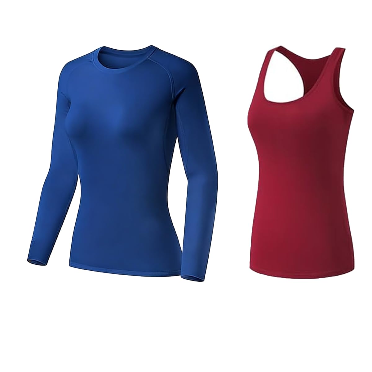Women's Compression Workout Top Set