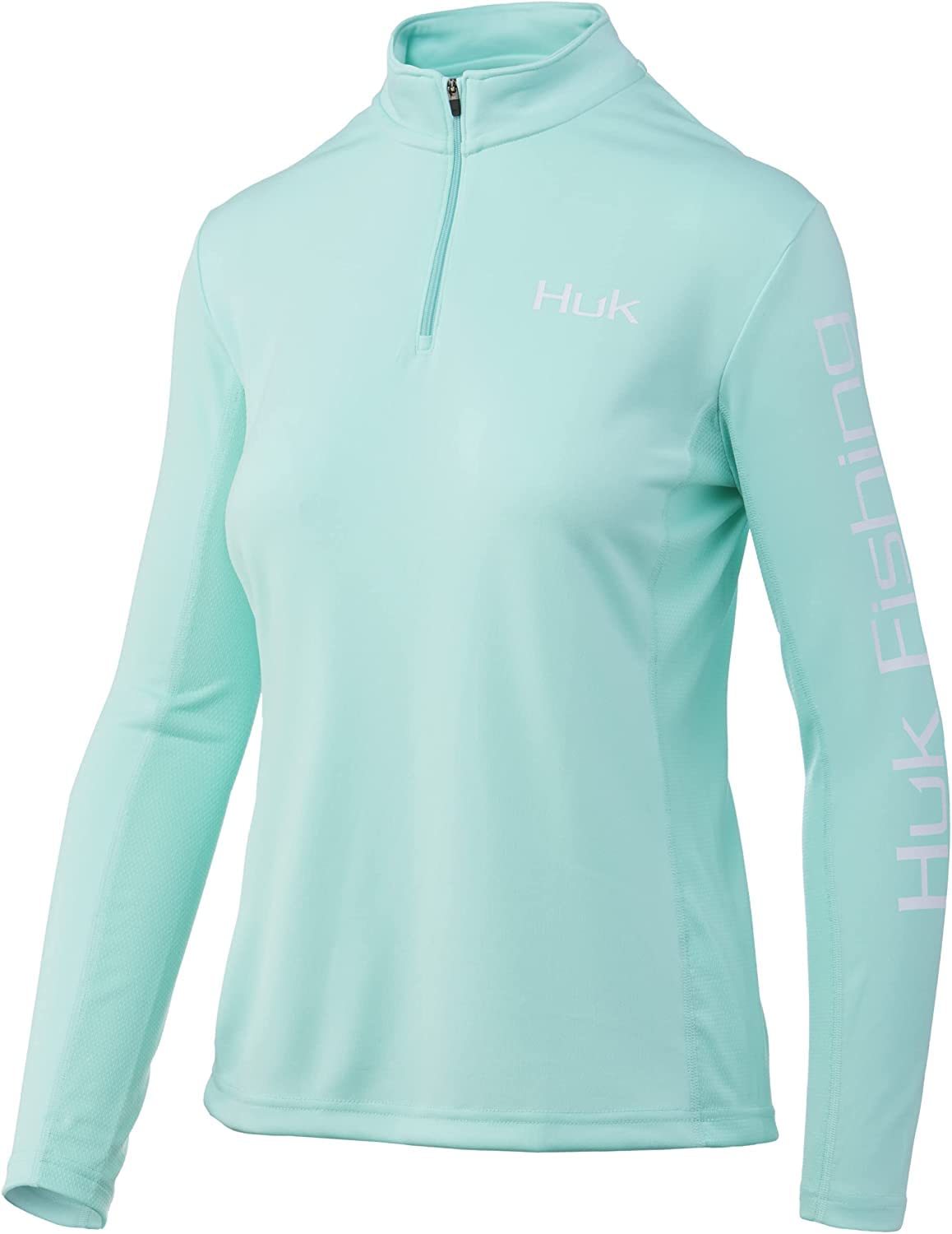 HUK Women's Icon 1/4 Zip Long Sleeve| Fishing Shirt with Sun Protection