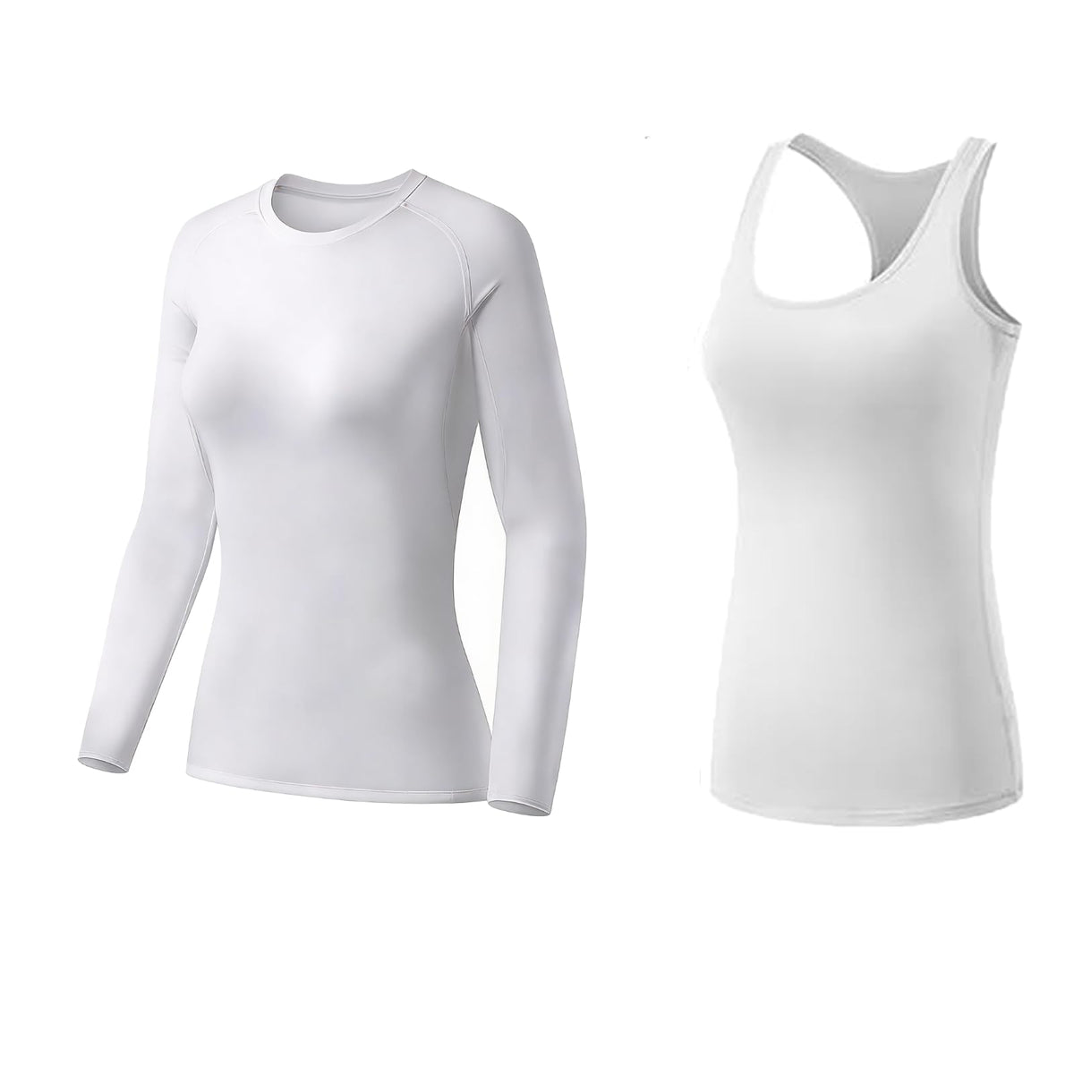 Women's Compression Workout Top Set