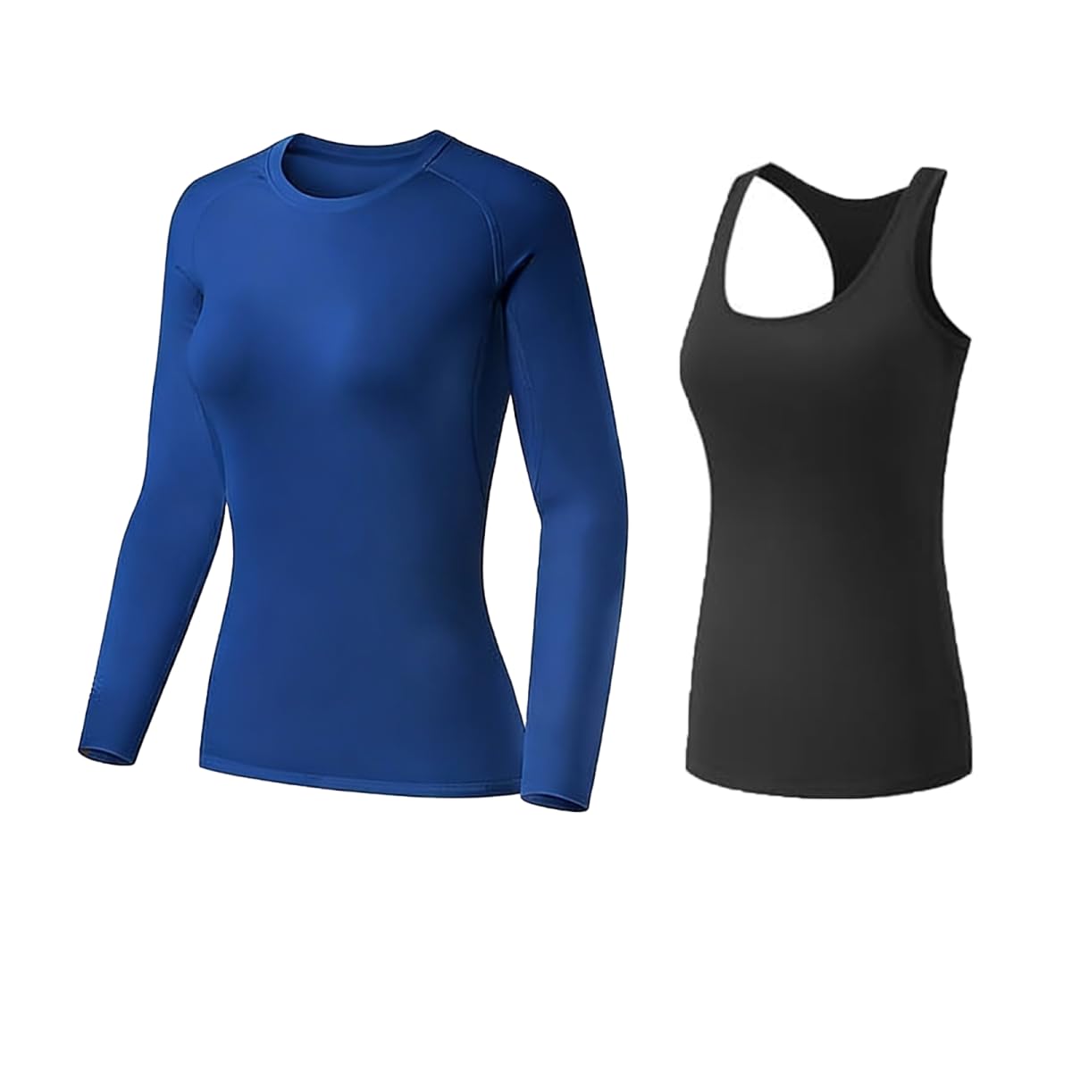 Women's Compression Workout Top Set