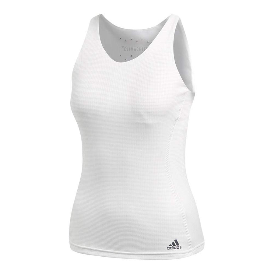 adidas Women`s Climachill Tennis Tank White-(191027085085)