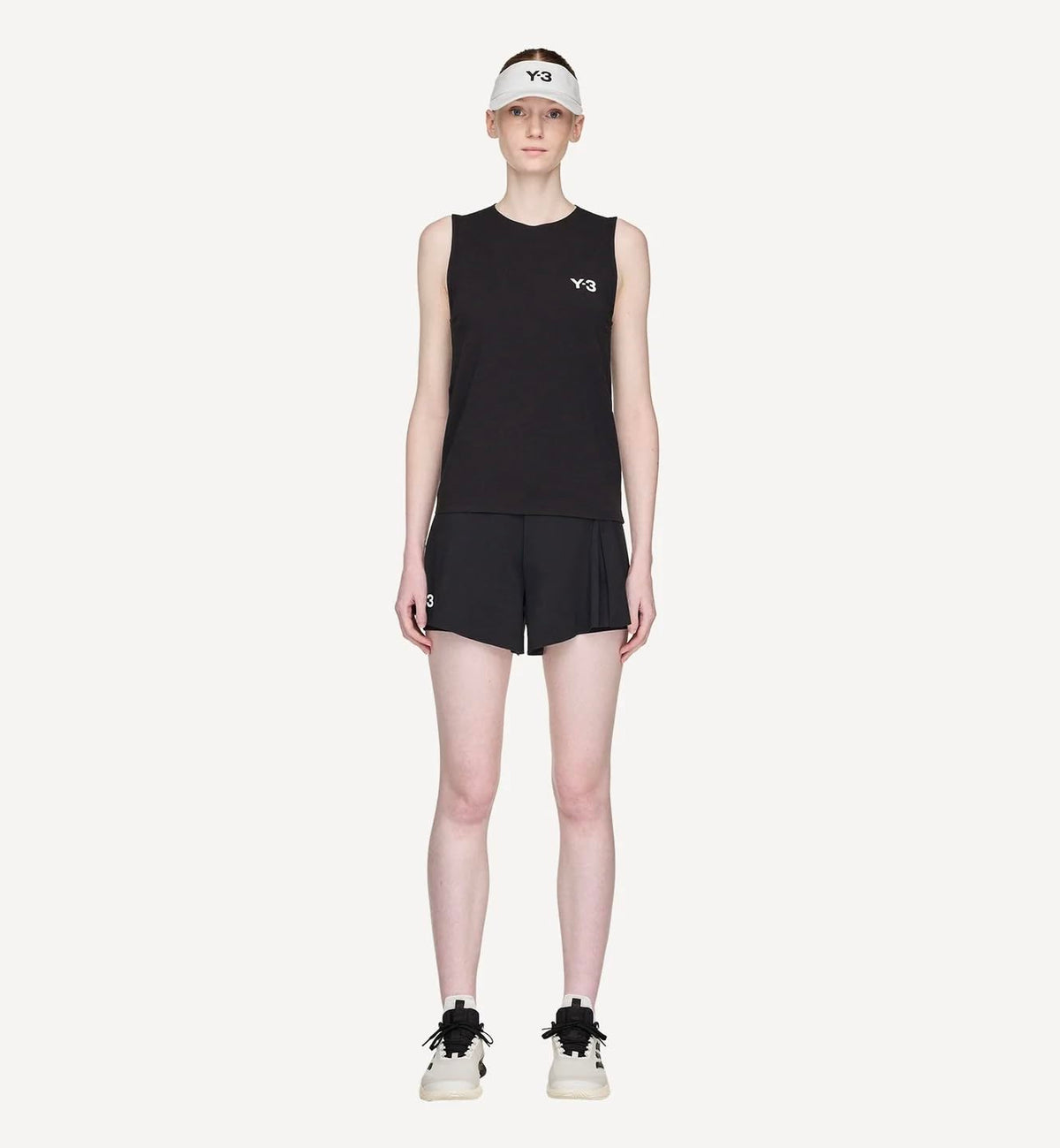 adidas Y-3 Women's Tennis PRO Match Slim FIT Shorts, Black, Small