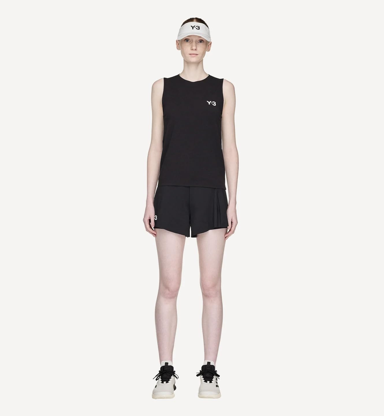 adidas Y-3 Women's Tennis PRO Match Slim FIT Shorts, Black, Small