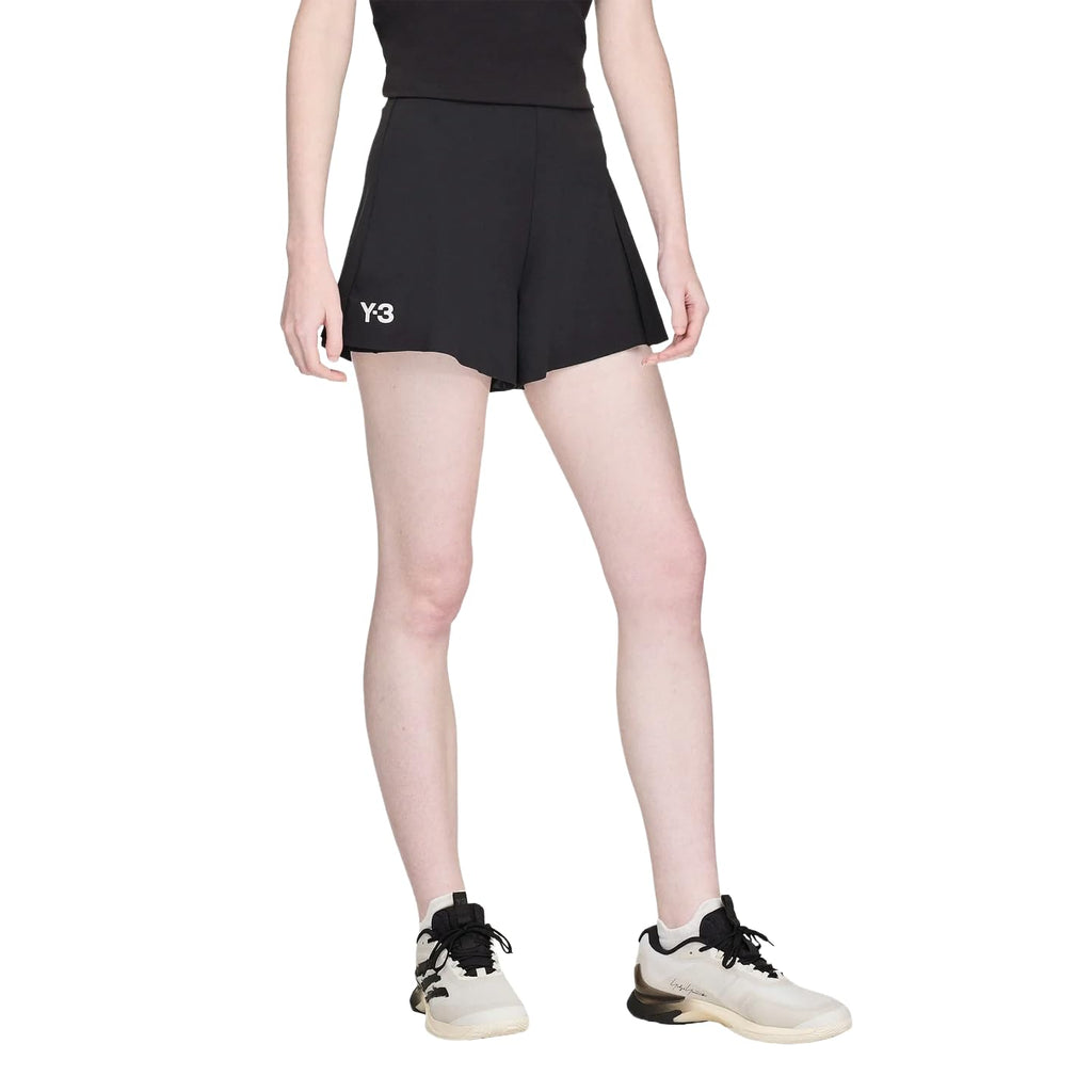 adidas Y-3 Women's Tennis PRO Match Slim FIT Shorts, Black, Small