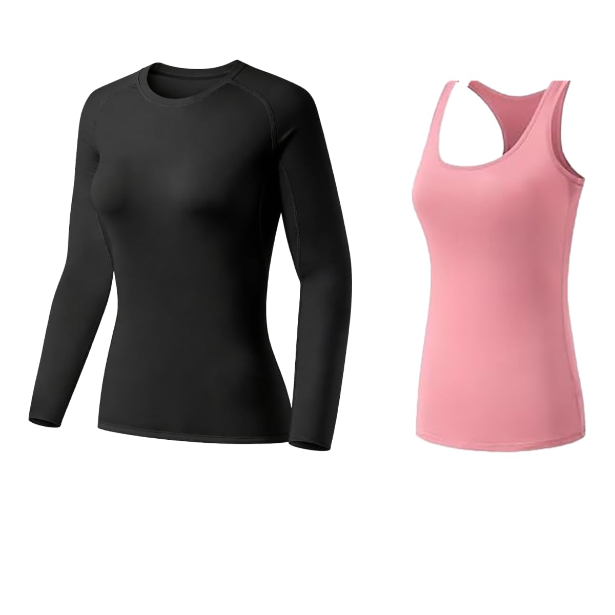 Women's Compression Workout Top Set