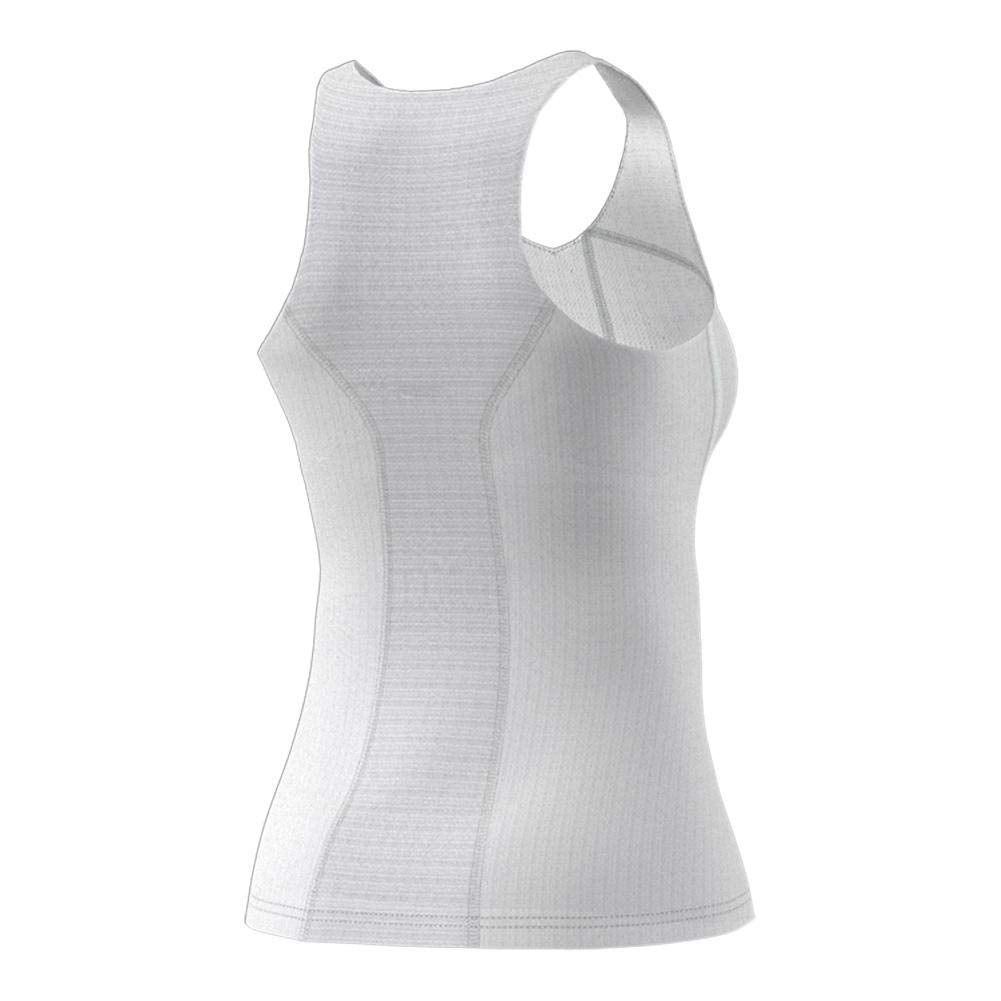 adidas Women`s Climachill Tennis Tank White-(191027085085)