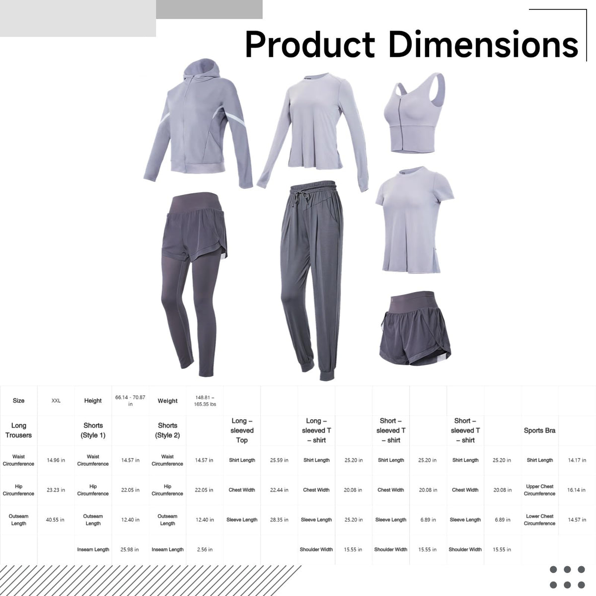 Women's 7-Piece Workout Set