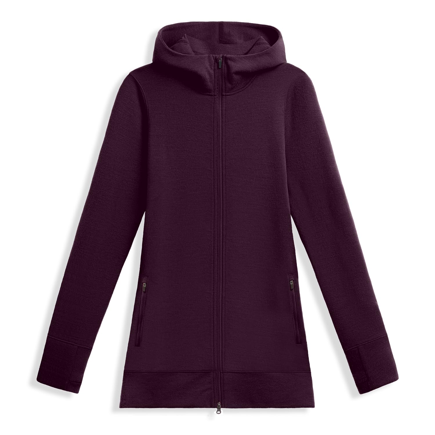 Women's Merino Wool Hoodie Jacket