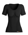 Knapman Women's Compression Shirt Roundneck Black