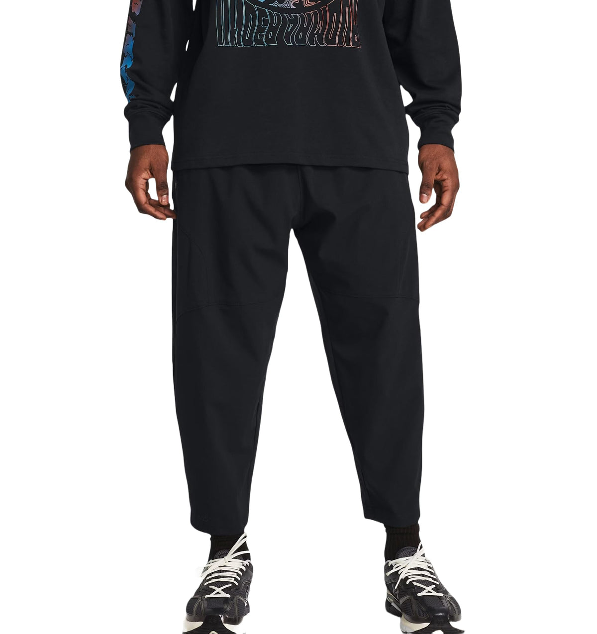 Under Armour UA Unstoppable Vent Men's Crop Loose Fit Pants, Black, 3XL
