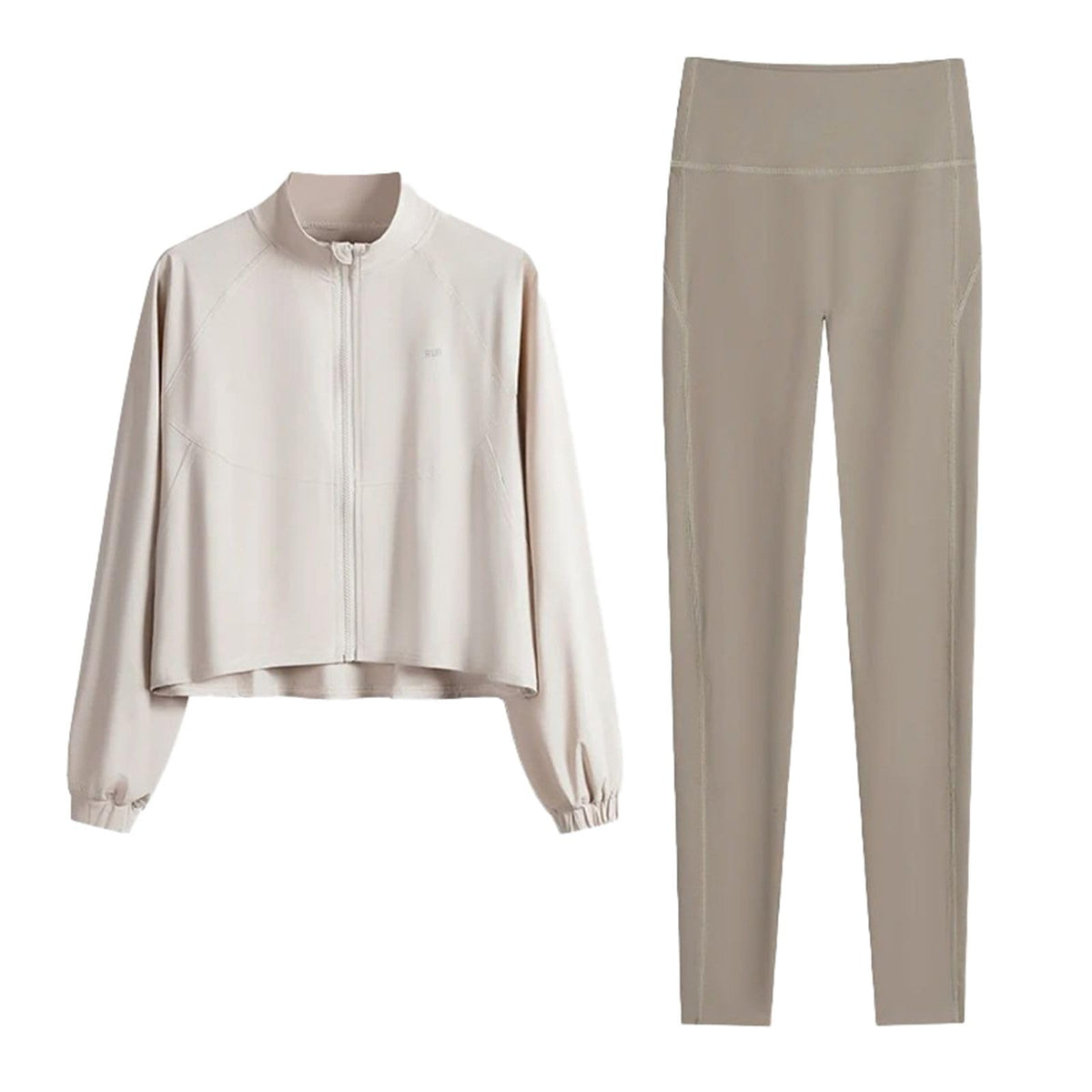 Women's Zip Jacket Yoga Set