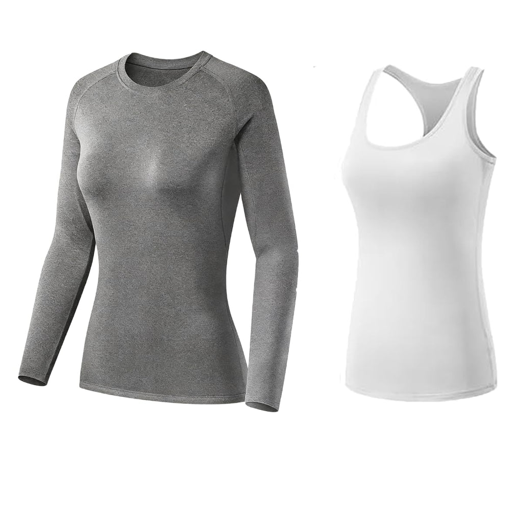 Women's Compression Workout Top Set