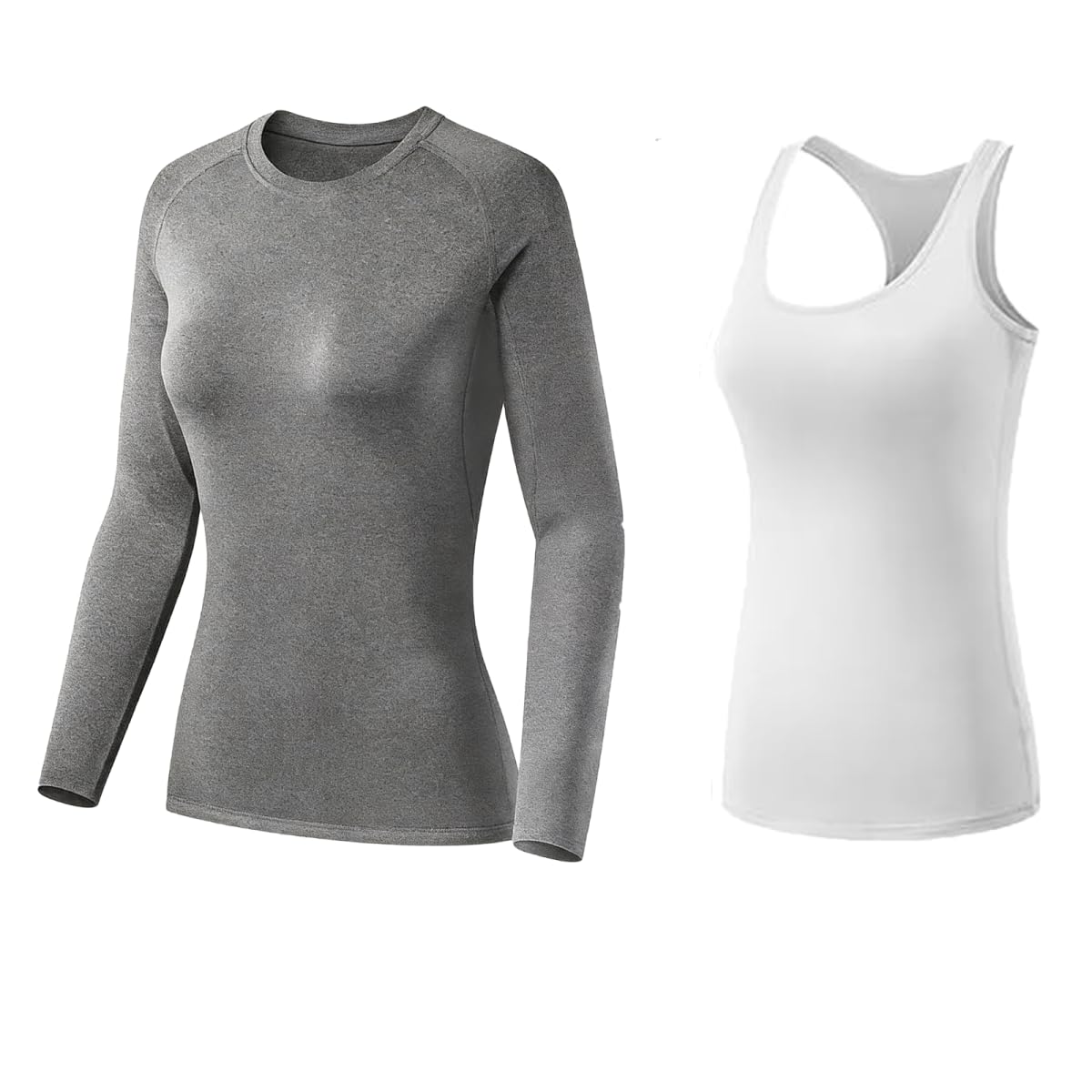 Women's Compression Workout Top Set