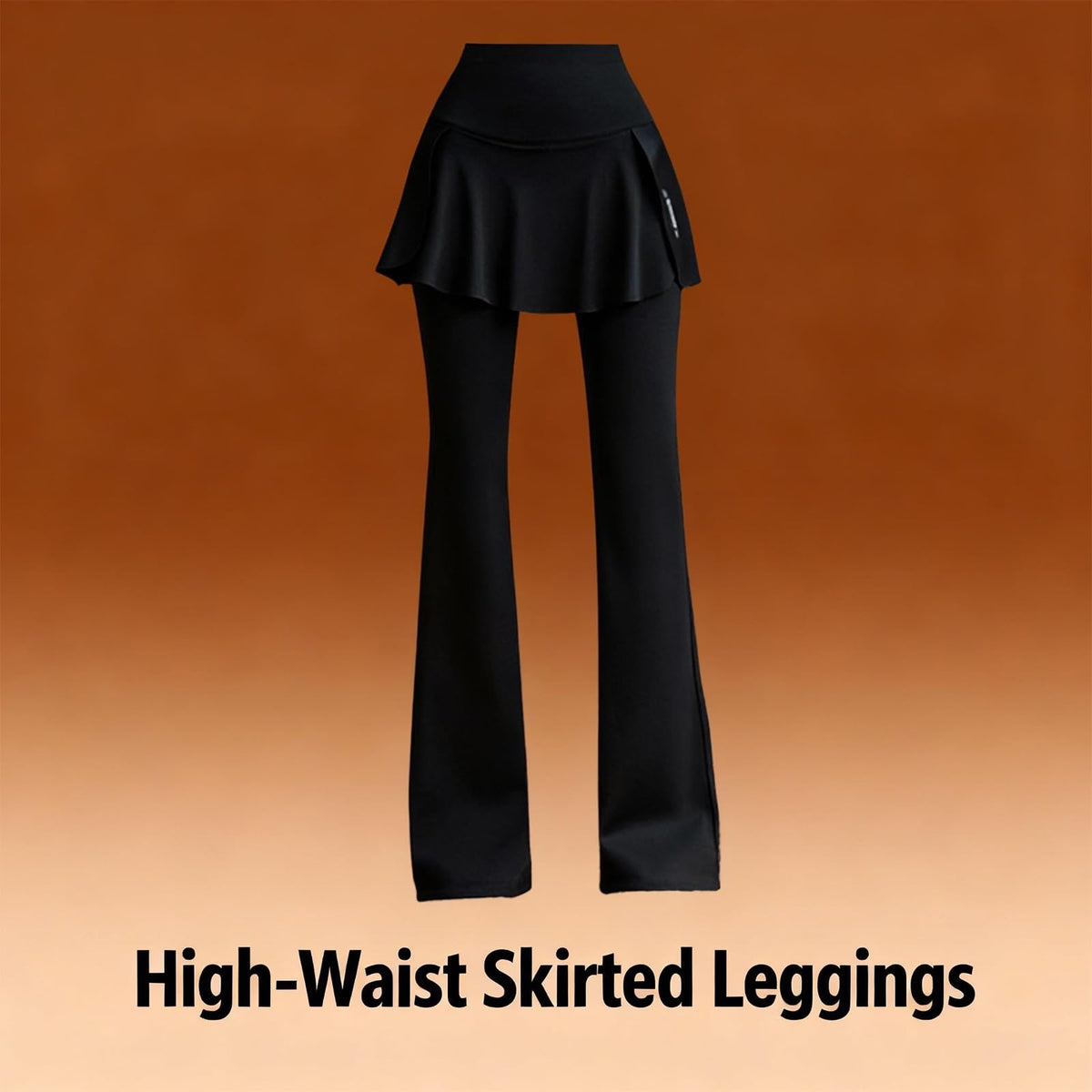 High Waist Flared Yoga Leggings with Pockets