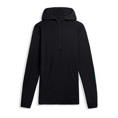 Men's Merino Wool Half Zip Hoodie