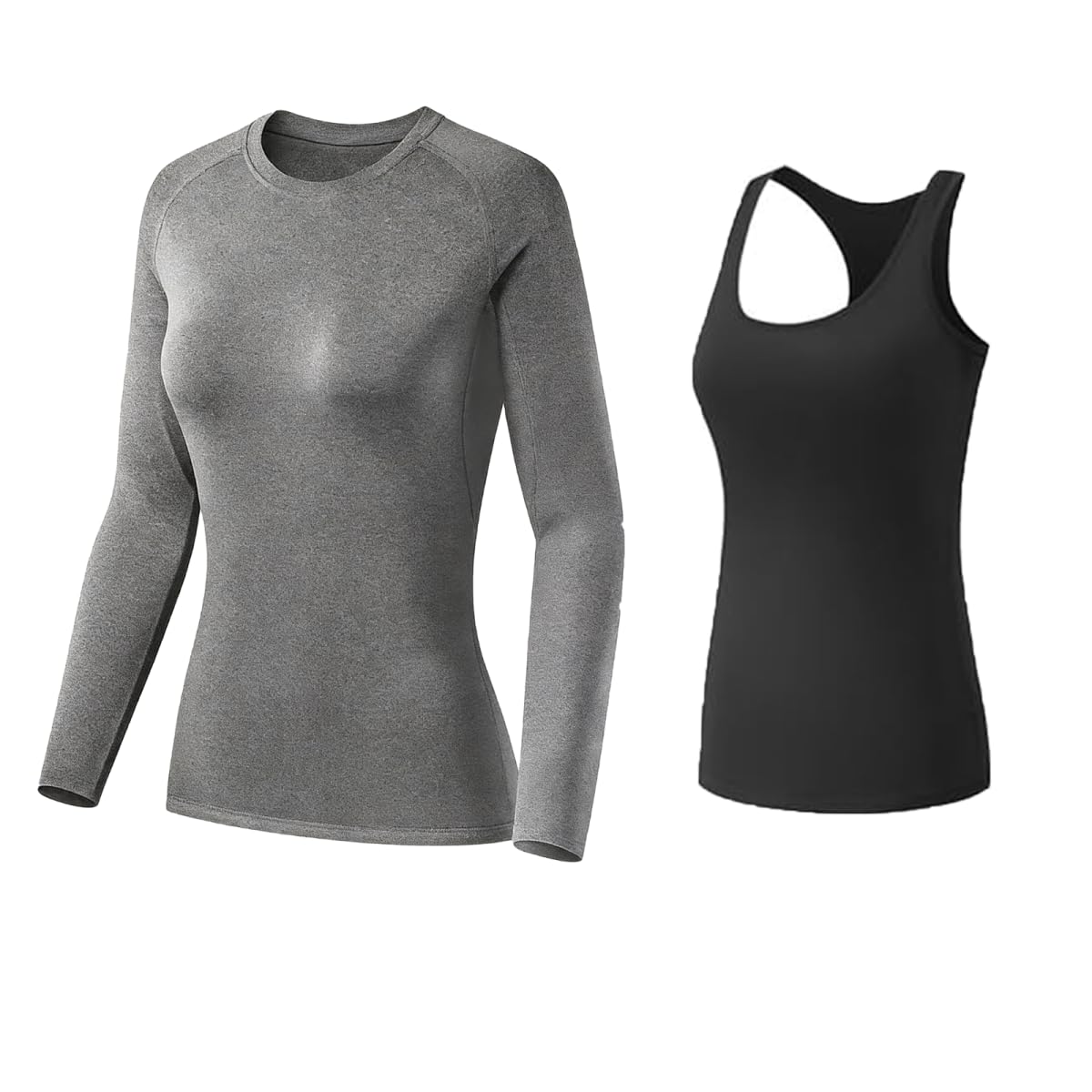 Women's Compression Workout Top Set