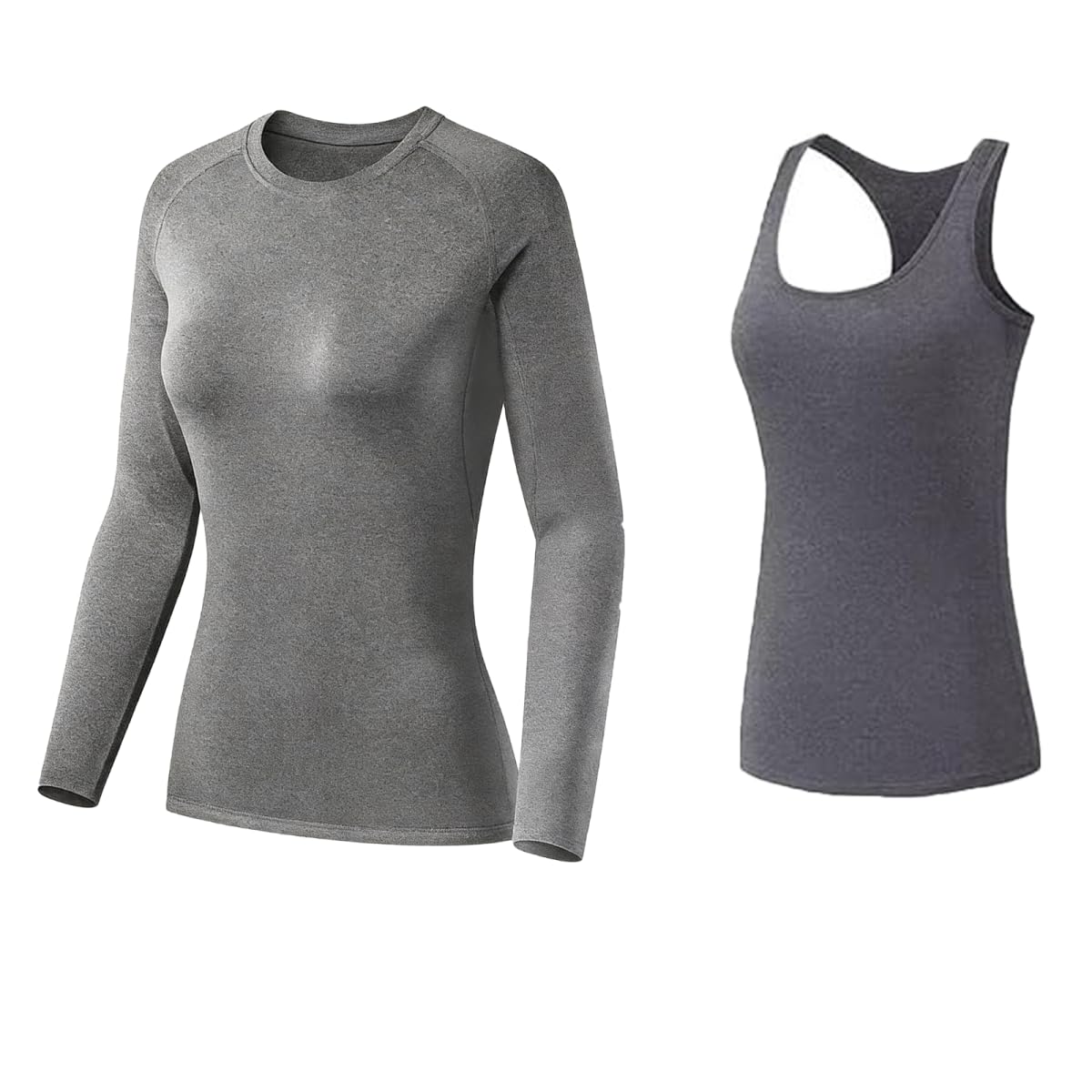 Women's Compression Workout Top Set