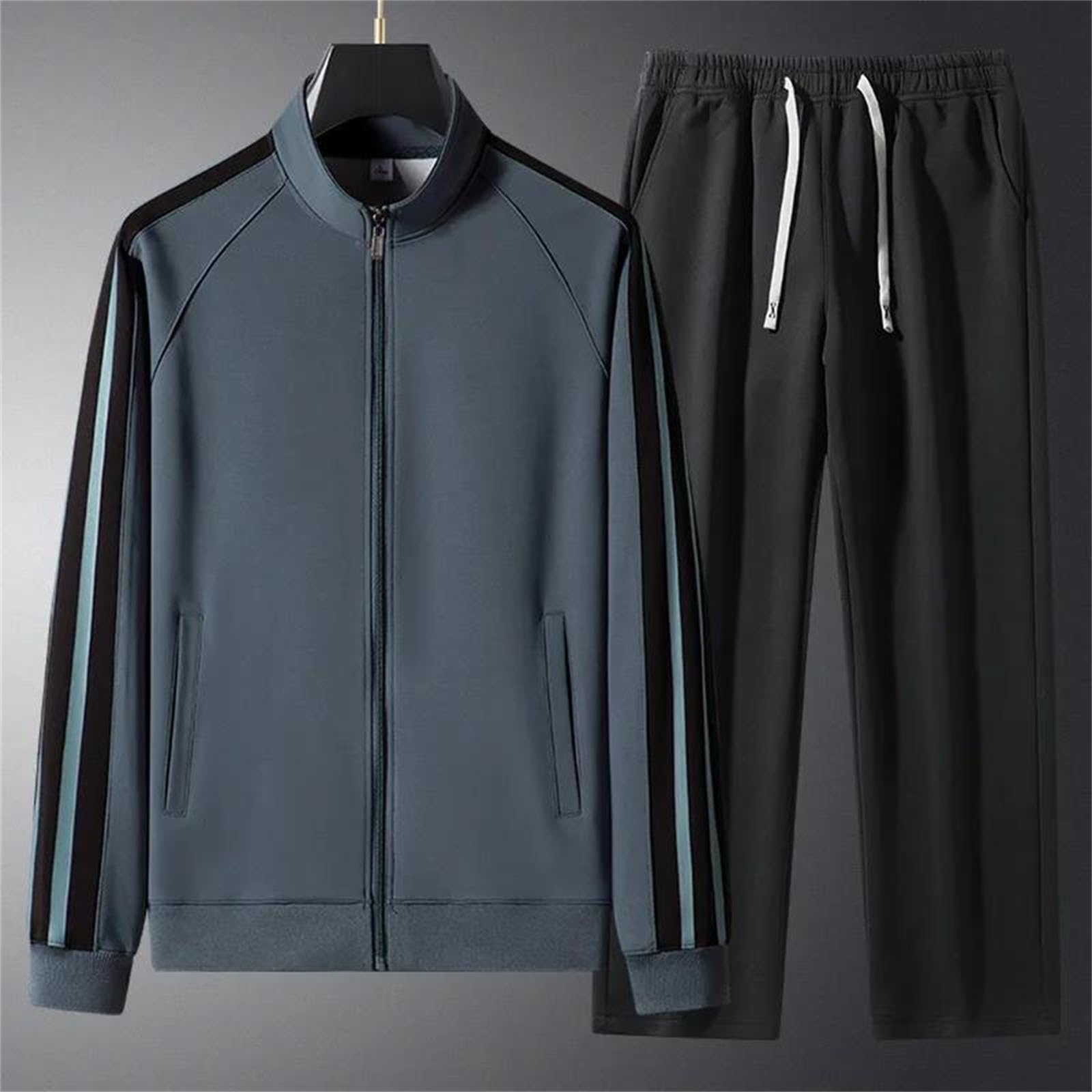 Men's Zip Tracksuit Set