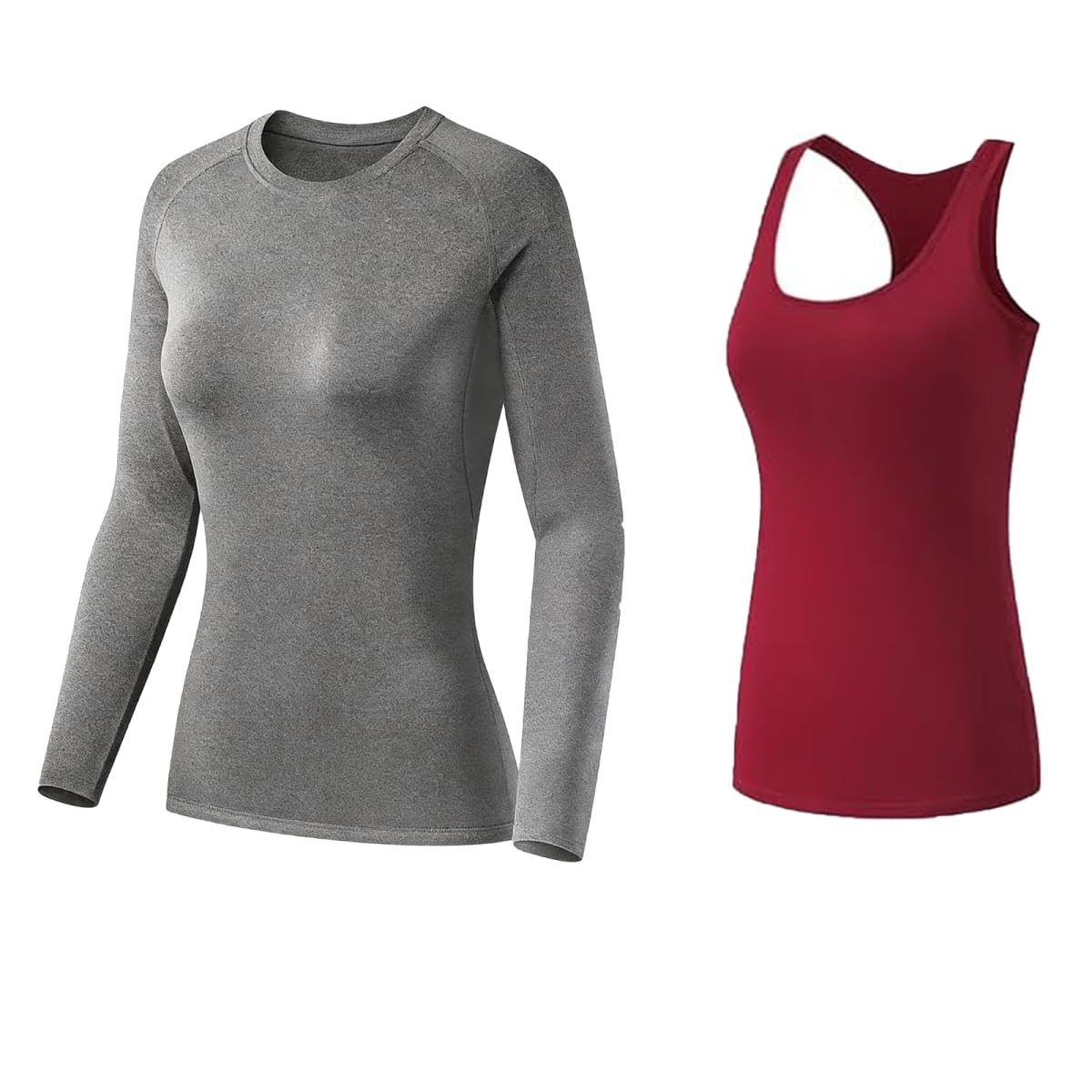 Women's Compression Workout Top Set