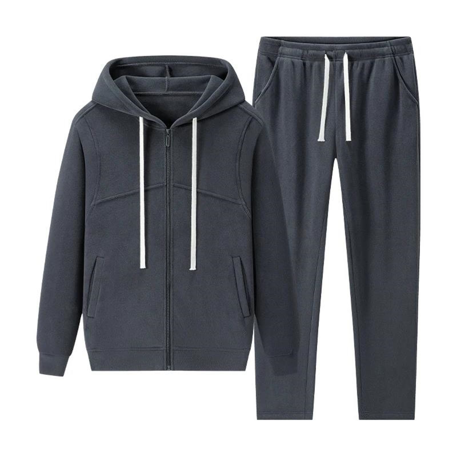 Men's Hooded Tracksuit Set
