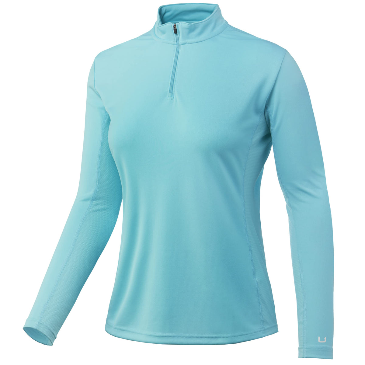 HUK Women's Icon 1/4 Zip Long Sleeve| Fishing Shirt with Sun Protection