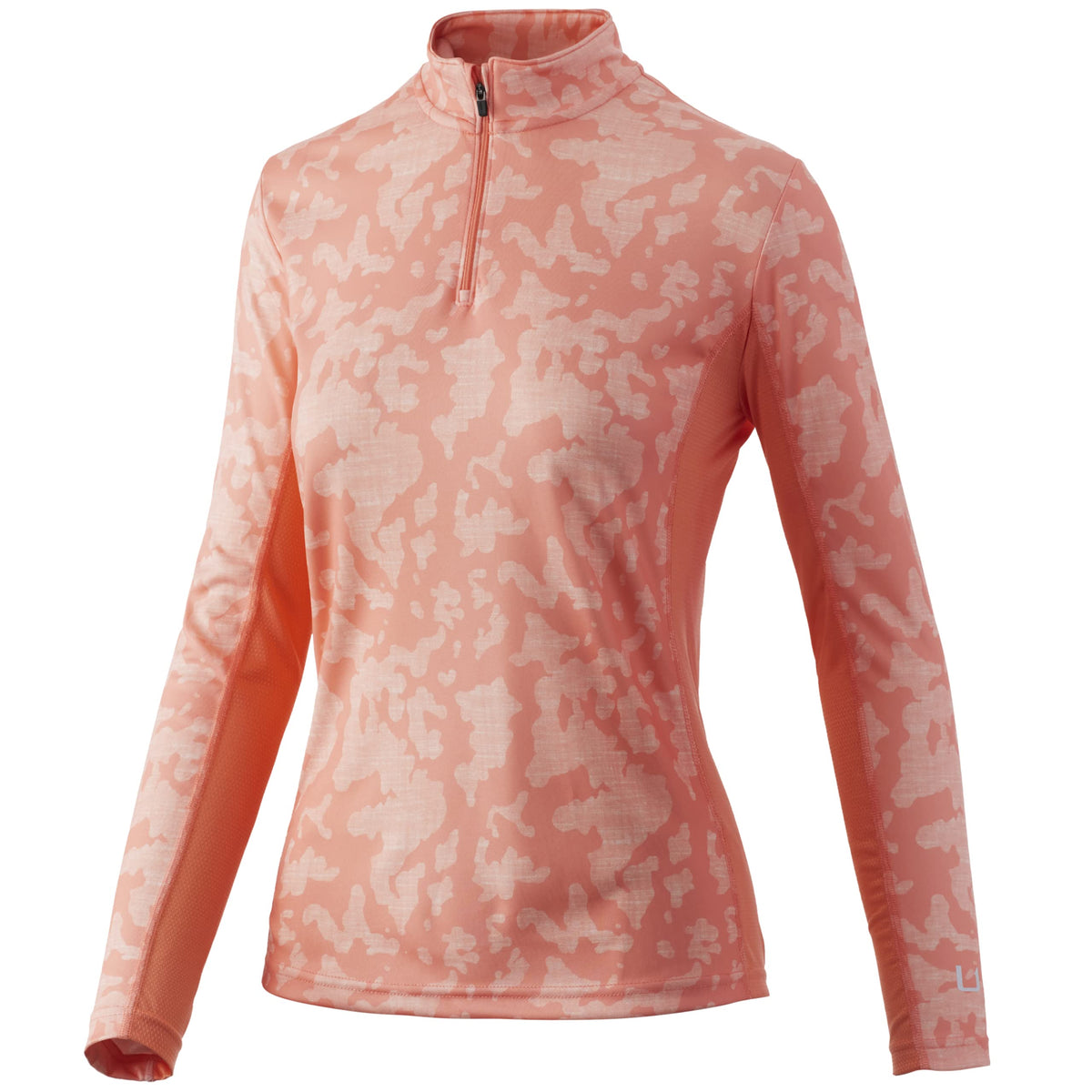 HUK Women's Icon 1/4 Zip Long Sleeve| Fishing Shirt with Sun Protection