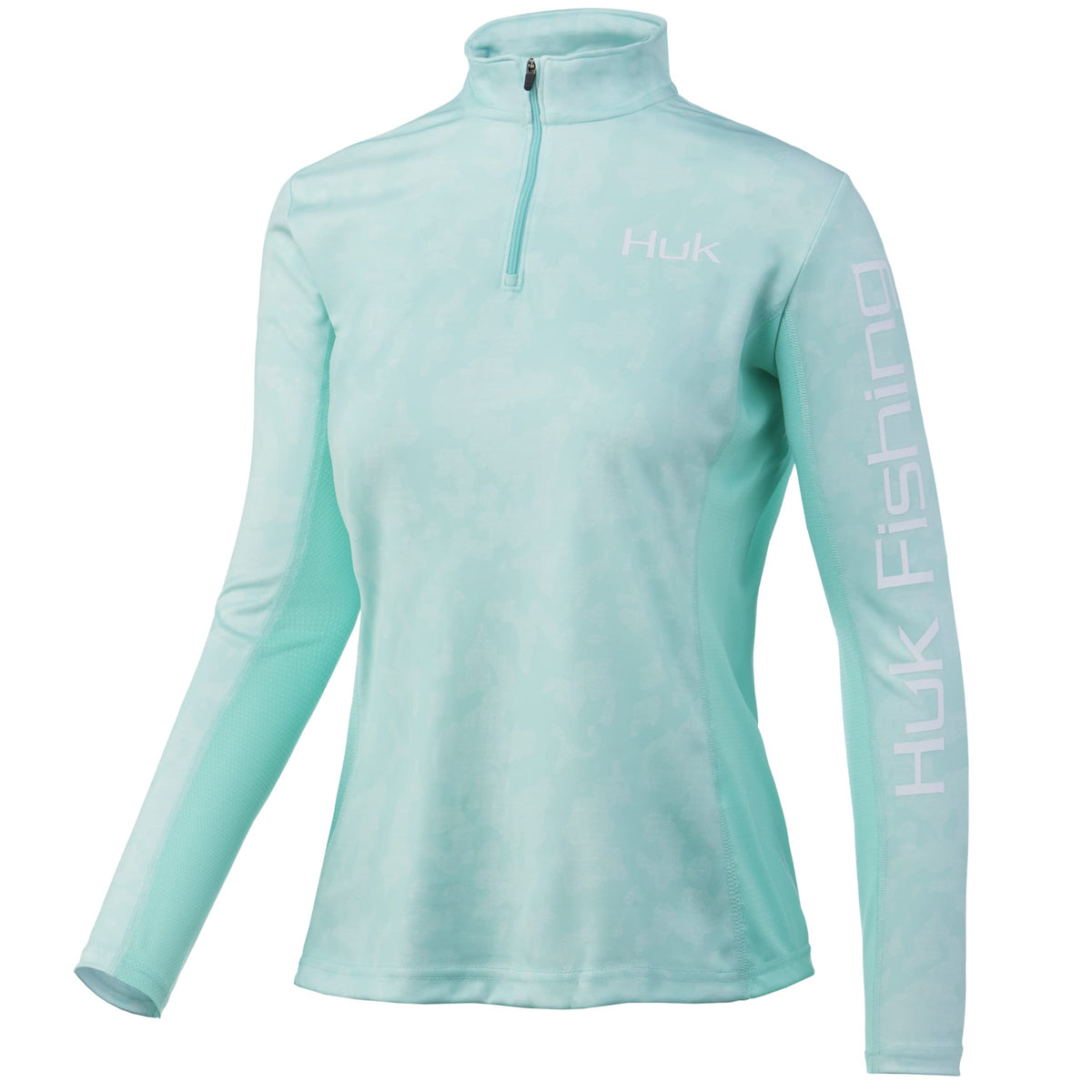 HUK Women's Icon 1/4 Zip Long Sleeve| Fishing Shirt with Sun Protection