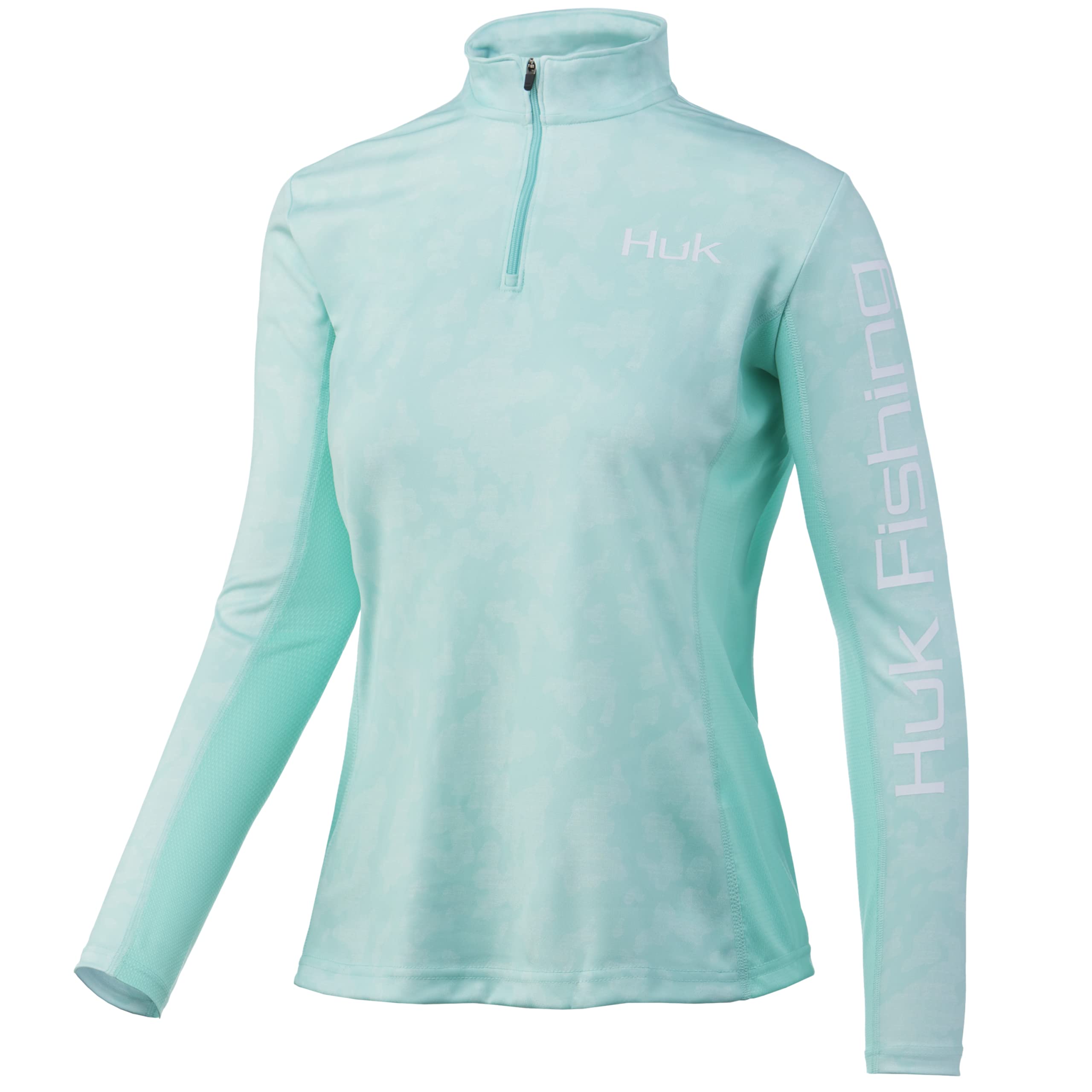 HUK Women's Icon 1/4 Zip Long Sleeve| Fishing Shirt with Sun Protection