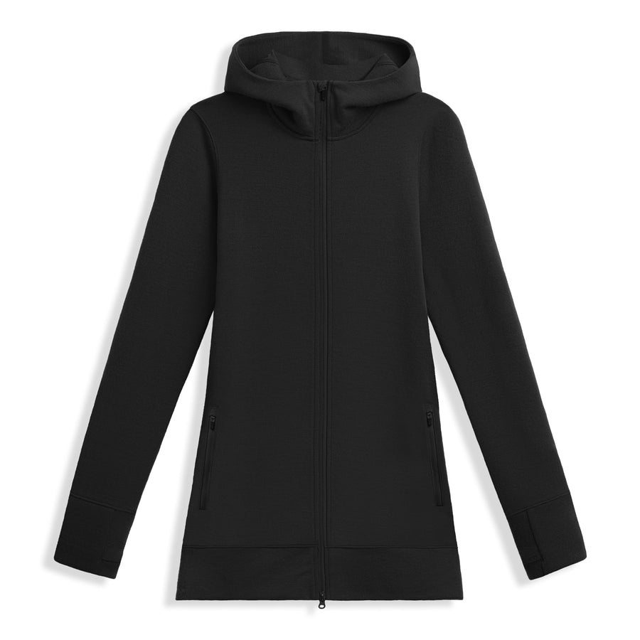 Women's Merino Wool Hoodie Jacket