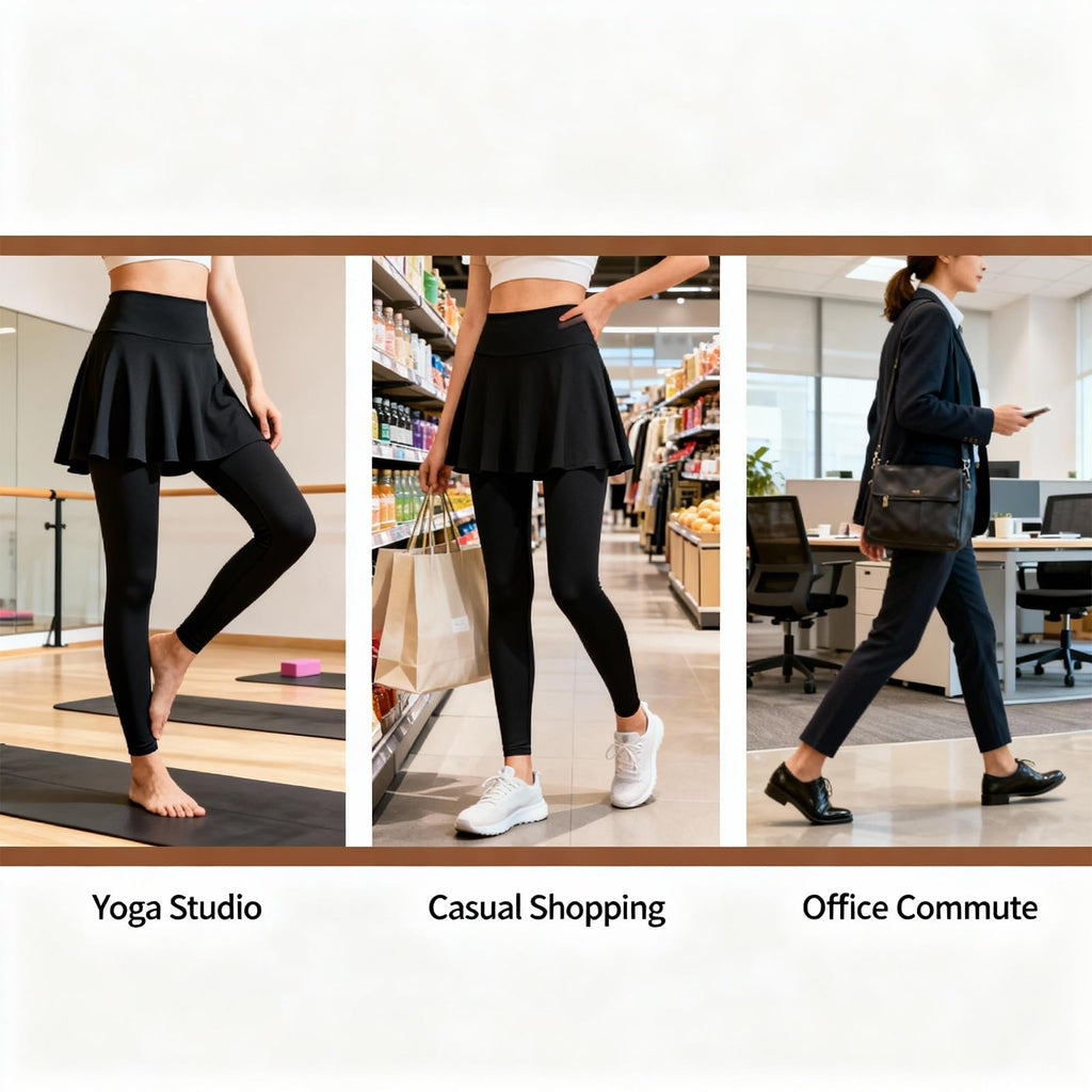 High Waist Flared Yoga Leggings with Pockets