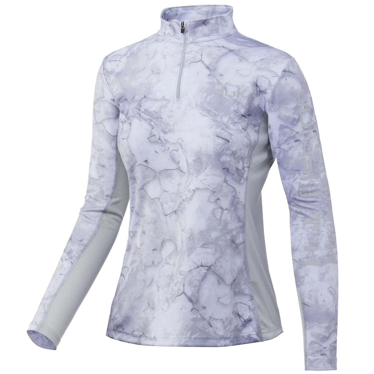 HUK Women's Icon 1/4 Zip Long Sleeve| Fishing Shirt with Sun Protection