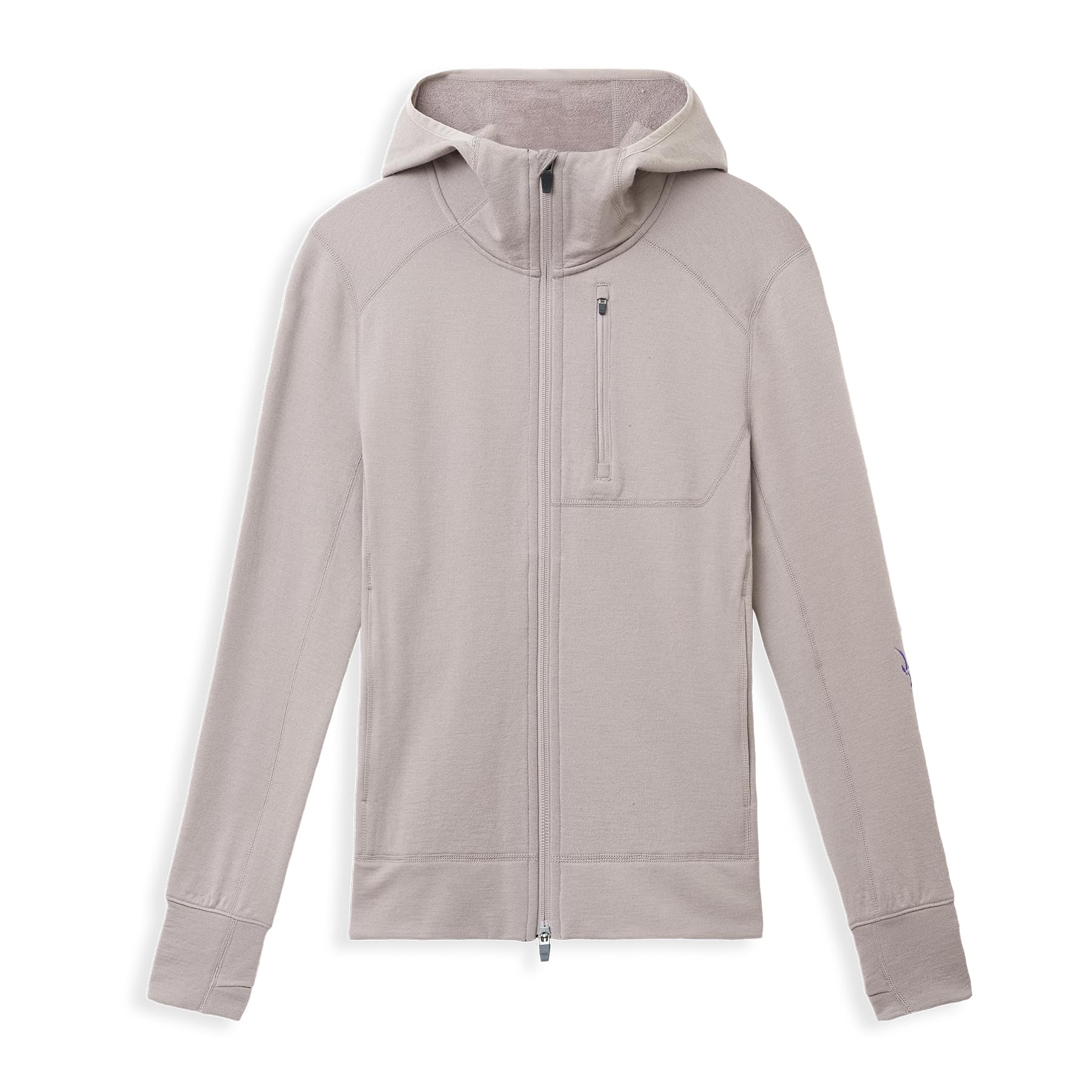 Women's Merino Wool Zip Hoodie