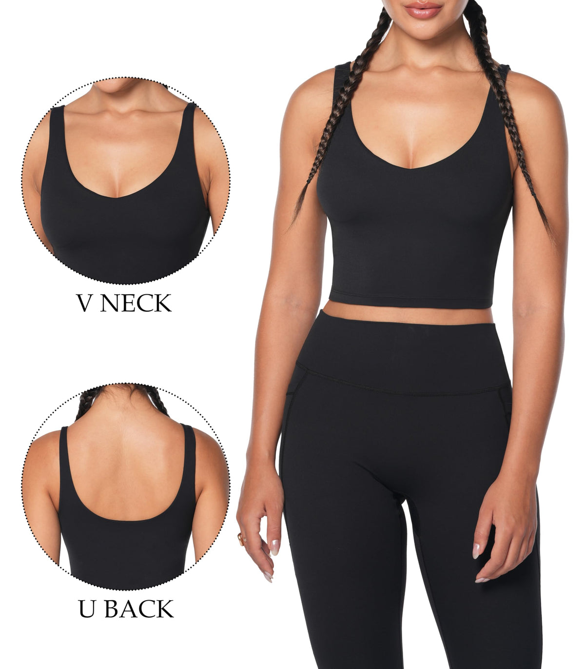 Mini Flare Yoga Leggings & Sports Bra Set