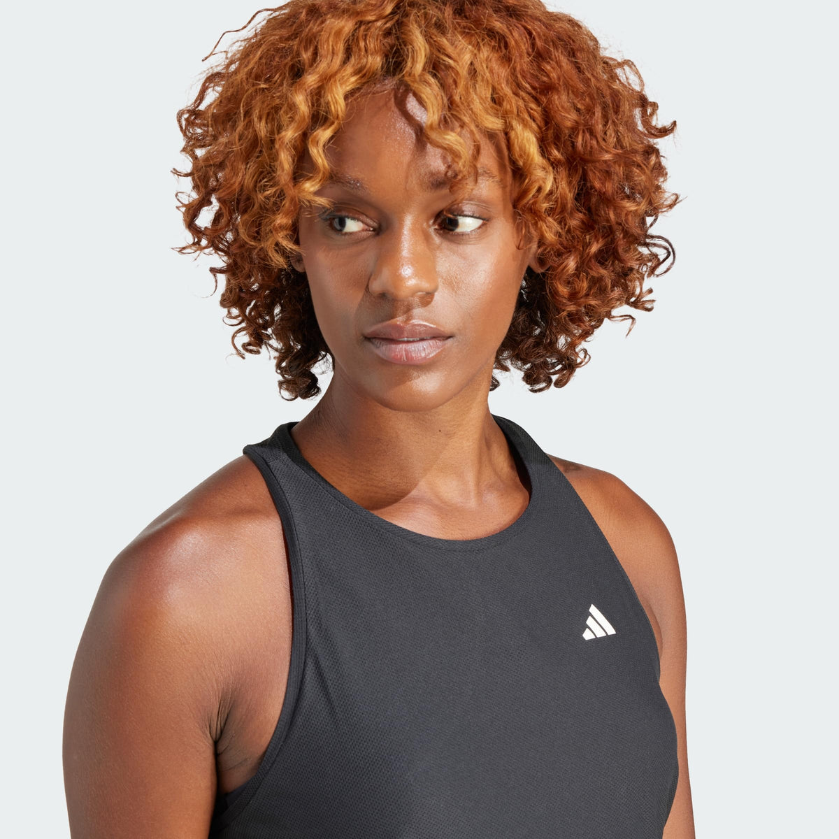 adidas Own The Run Womens Running Vest Tank Top - Black