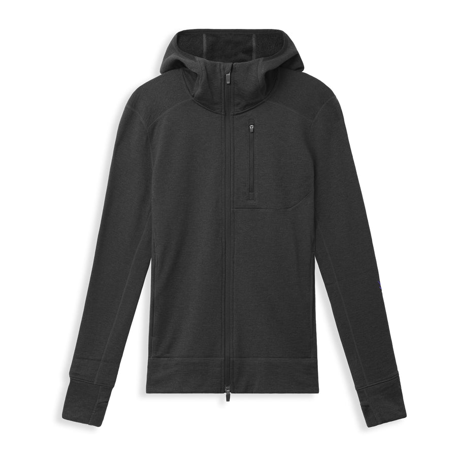 Women's Merino Wool Zip Hoodie