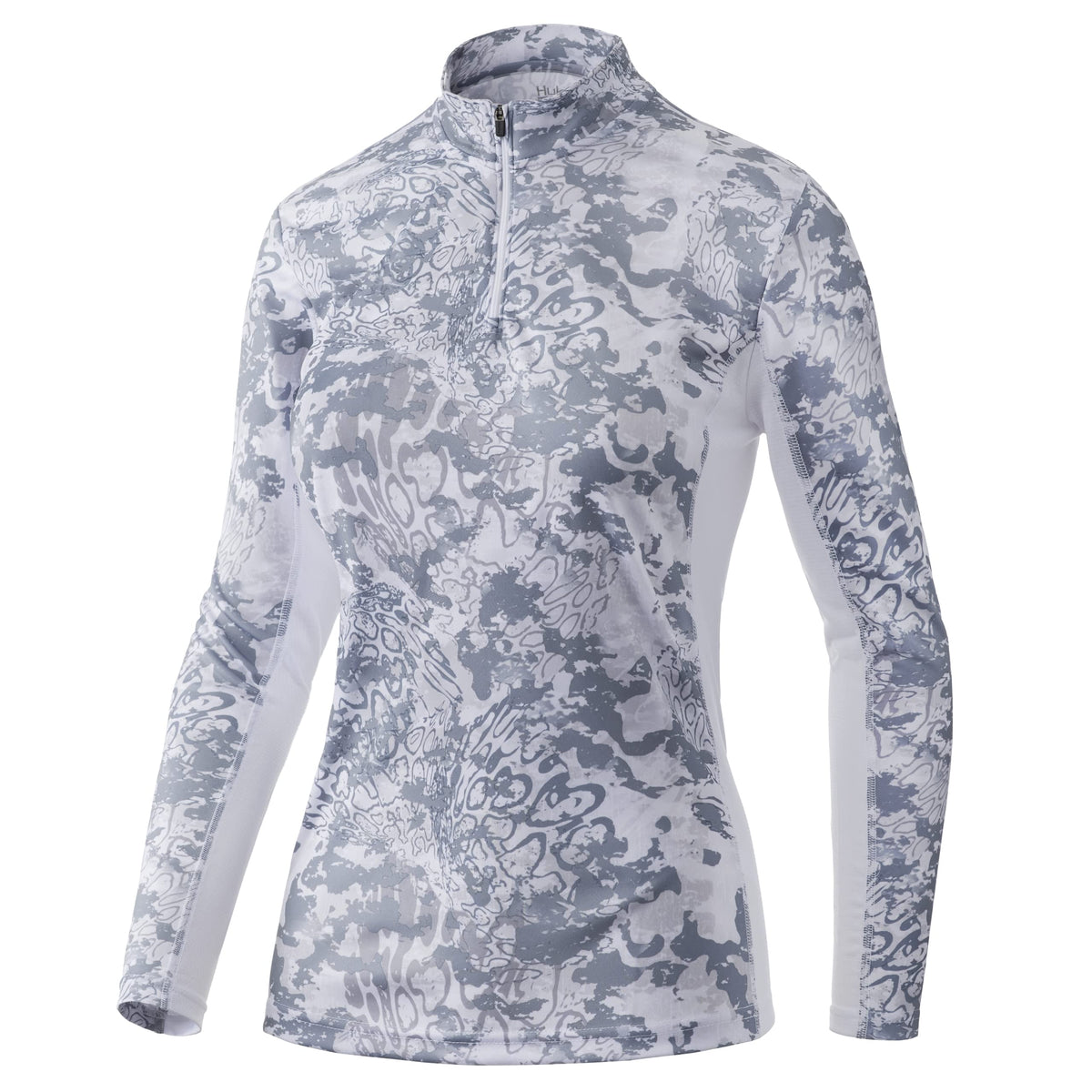 HUK Women's Icon 1/4 Zip Long Sleeve| Fishing Shirt with Sun Protection