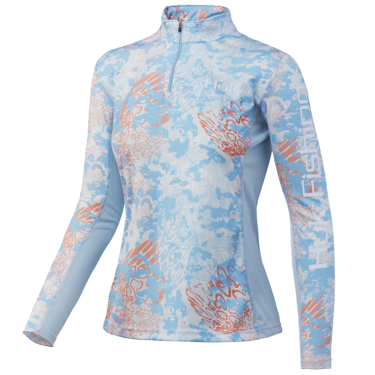 HUK Women's Icon 1/4 Zip Long Sleeve| Fishing Shirt with Sun Protection